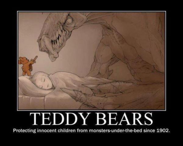 teddy bears.
